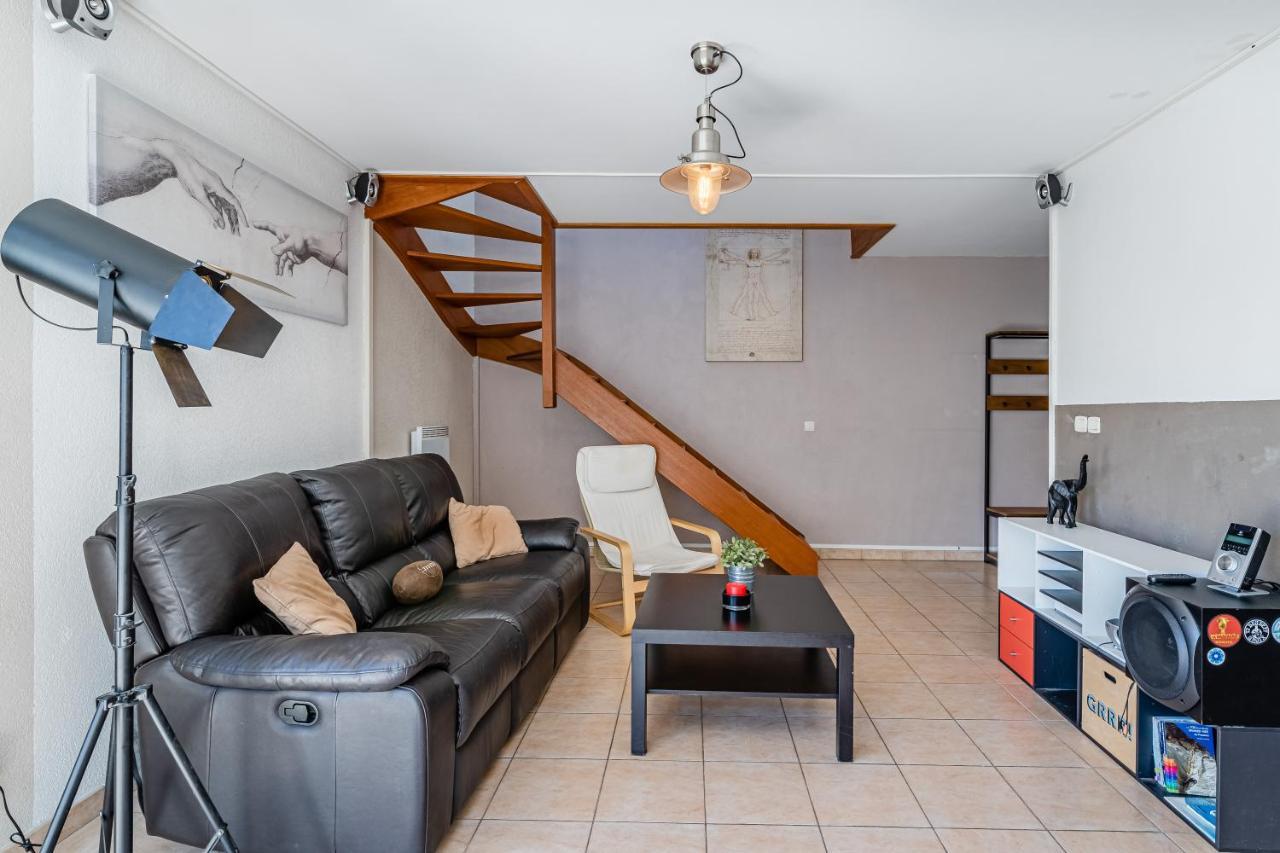 La Joliette; Duplex 2 Chambres, Parking Inclus+ Terrasse+ Ascenseur Marseilles Buitenkant foto