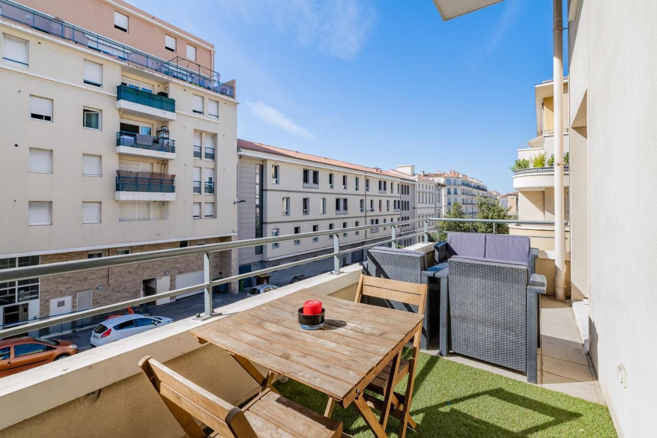 La Joliette; Duplex 2 Chambres, Parking Inclus+ Terrasse+ Ascenseur Marseilles Buitenkant foto